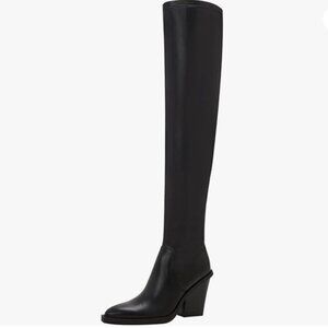 Katy Perry Citygurl Stretch Boot | Over-the-Knee Chunky Heel | Black | Size 9.5